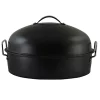 Gibson Home Kenmar High Dome Oval Roaster Set in Black -Fossil store Belk 173