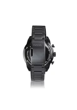 Fossil Bronson FS5853 Elegant Japanese Movement Fashionable Chronograph Black Stainless Steel Watch 8 Fossil Bronson FS5853 Elegant Japanese Movement Fashionable Chronograph Black Stainless Steel Watch -Fossil store Belk 1736
