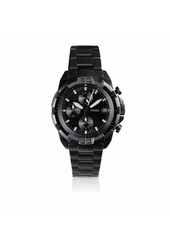 Fossil Bronson FS5853 Elegant Japanese Movement Fashionable Chronograph Black Stainless Steel Watch 9 Fossil Bronson FS5853 Elegant Japanese Movement Fashionable Chronograph Black Stainless Steel Watch -Fossil store Belk 1737