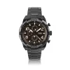 Fossil Bronson FS5876 Elegant Japanese Movement Fashionable Chronograph Black Stainless Steel Watch -Fossil store Belk 1774