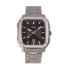 Fossil Men's FS5933 Silver Inscription Quartz Stainless Steel Three-Hand Watch