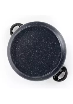 Gibson Home Leighton 3 Piece 8.5 Quart Steel Nonstick Pasta Pot with Steamer in Black -Fossil store Belk 181