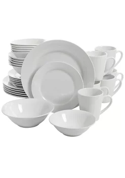 Gibson Home Noble Court 30 Piece Ceramic Dinnerware Set