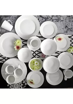 Gibson Home Noble Court 30 Piece Ceramic Dinnerware Set -Fossil store Belk 192