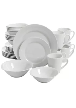 Gibson Home Noble Court 30 Piece Ceramic Dinnerware Set -Fossil store Belk 193