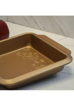 Gibson Home Gibson Country Kitchen 8 Inch Embossed Square Carbon Steel Bake Pan -Fossil store Belk 205