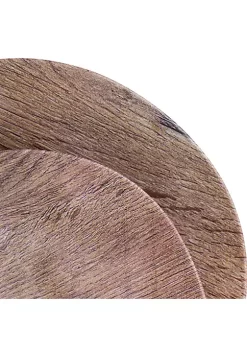 Gibson Home Woodfern 12 Piece Round Melamine Dinnerware Set -Fossil store Belk 212