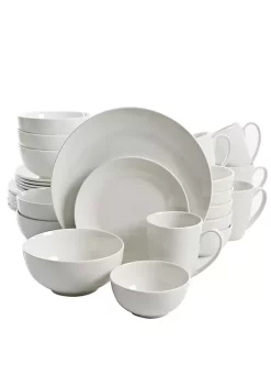 Gibson Home Ogalla 30 Piece Porcelain Dinnerware Set -Fossil store Belk 216