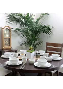 Gibson Home Ogalla 30 Piece Porcelain Dinnerware Set -Fossil store Belk 218