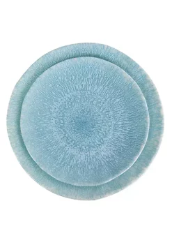 Gibson Home Indigo Frost 12 Piece Melamine Dinnerware Set -Fossil store Belk 240