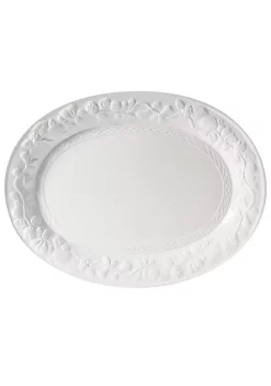 Gibson Home Fruitful 18.75 Inch Oval Platter
