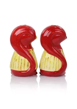 Gibson Home Woodland Fox Salt & Pepper Set -Fossil store Belk 274