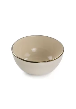 Gibson Home Rockaway Gold 12 Piece Stoneware Dinnerware Set -Fossil store Belk 298