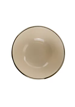 Gibson Home Rockaway Gold 12 Piece Stoneware Dinnerware Set -Fossil store Belk 299