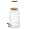 Gibson Home 0.95 Gallon Duval Glass Beverage Dispenser with Wooden Lid and Handle -Fossil store Belk 314