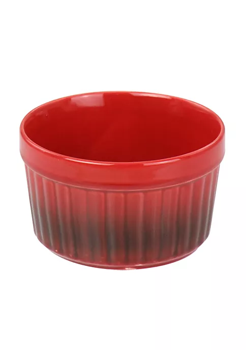 Gibson Home 8 Ounce Thornburg 3 Piece Stoneware Assorted Ramekin Dish Set 6 Gibson Home 8 Ounce Thornburg 3 Piece Stoneware Assorted Ramekin Dish Set - Image 4