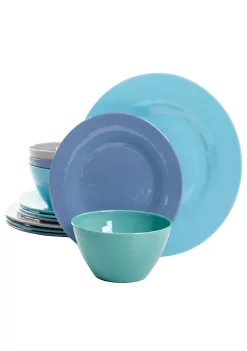 Gibson Home Brist 12 Piece Dinnerware Set