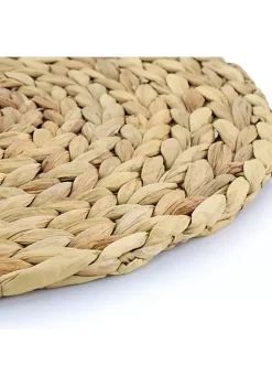 Gibson Home 14 Inch Woven Round Charger Plate -Fossil store Belk 346