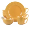 Gibson Home Cairo Sunset 12 Piece Ceramic Dinnerware Set -Fossil store Belk 349