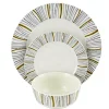Gibson Home Classic Burst Decorated 12 Piece Dinnerware Set -Fossil store Belk 355