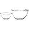 Gibson Home Sereno 2 Piece Glass Serving Bowl Set -Fossil store Belk 361