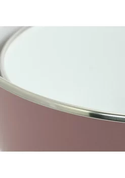 Gibson Home Plaza Cafe 3 Piece Stackable Nesting Mixing Bowl Set with Lids in Lavender -Fossil store Belk 381