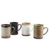 Gibson Home Terra Bella 18.5 oz Mug Set in Assorted Colors, Set of 4 -Fossil store Belk 403