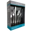 Gibson Home Trillium Plus 24 Piece Stainless Steel Flatware Set with 4 Steak Knives -Fossil store Belk 409