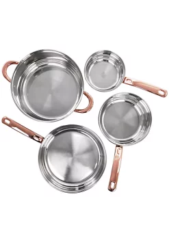 Gibson Home Ansonville 8 Piece Stainless Steel Cookware Set -Fossil store Belk 423