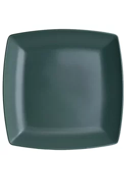 Gibson Home Grayson Melamine 12 Piece Square Dinnerware Set in Green -Fossil store Belk 478