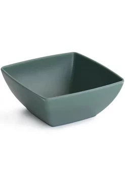 Gibson Home Grayson Melamine 12 Piece Square Dinnerware Set in Green -Fossil store Belk 479