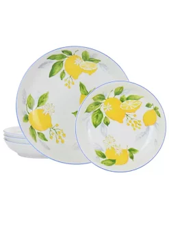 Gibson Home Medona 5 Piece Round Fine Ceramic Pasta Bowl Set -Fossil store Belk 497