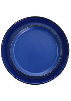 Gibson Home Laramie Blue Stoneware 16 Piece Dinnerware Set -Fossil store Belk 506