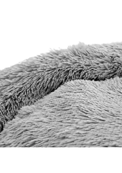 Gibson Home Bow Wow Buddy 30 Inch Medium Pet Bed in Shaggy Grey -Fossil store Belk 513