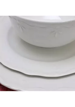 Gibson Home Scallop Buffet 12 Piece Dinnerware Set 10 Gibson Home Scallop Buffet 12 Piece Dinnerware Set -Fossil store Belk 524