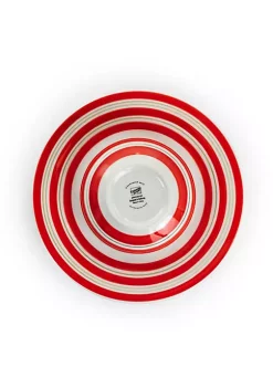 Gibson Home Sunset Stripes 12 Piece Round Fine Ceramic Dinnerware Set -Fossil store Belk 595