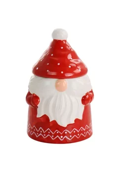 Gibson Home Happy Gnome Durastone 7.5in Cookie Jar