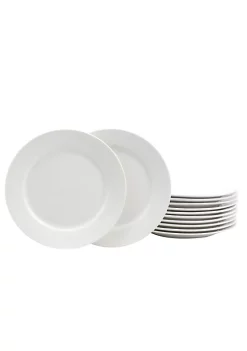 Gibson Home Noble Court 12 Piece 7.5 inch Dessert Plate Set -Fossil store Belk 616