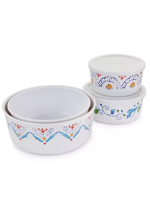 Gibson Home 8 Piece Anaya Round Nesting Food Storage Set 7 Gibson Home 8 Piece Anaya Round Nesting Food Storage Set - Image 5