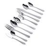 Gibson Home Classic Canberra 45 Piece Stainless Steel Flatware Set -Fossil store Belk 66
