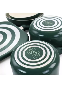 Gibson Home Gazebo Ceramic Nonstick Aluminum 11 Piece Cookware Set -Fossil store Belk 664