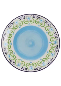 Gibson Home Atlantis 12 Piece Ceramic Dinnerware Set -Fossil store Belk 687