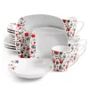 Gibson Home Rosetta Floral 16 Piece Fine Ceramic Dinnerware Set -Fossil store Belk 691