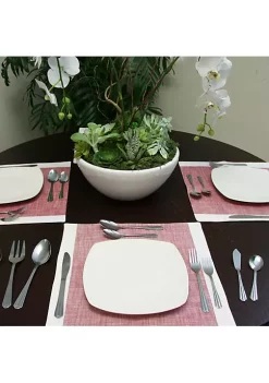 Gibson Home Classic Canberra 45 Piece Stainless Steel Flatware Set -Fossil store Belk 70