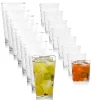 Gibson Home Great Foundations 16 Piece Tumbler and Double Old Fashioned Glass Set in Square Pattern -Fossil store Belk 712