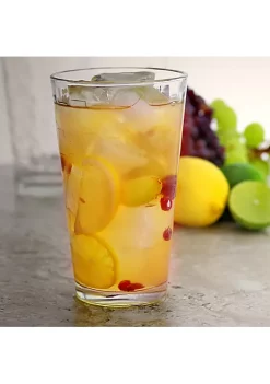 Gibson Home Great Foundations 16 Piece Tumbler and Double Old Fashioned Glass Set in Square Pattern -Fossil store Belk 715