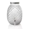 Gibson Home 1.2 Gallon Pineapple Clear Glass Drink Dispenser -Fossil store Belk 753