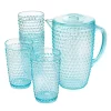Gibson Home Malone 5 Piece Plastic Pitcher and Tumbler Set in Light Blue -Fossil store Belk 777