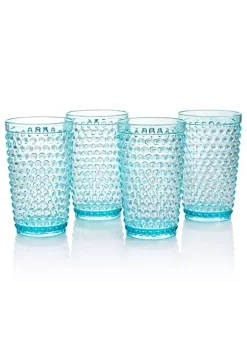 Gibson Home Malone 5 Piece Plastic Pitcher and Tumbler Set in Light Blue -Fossil store Belk 779