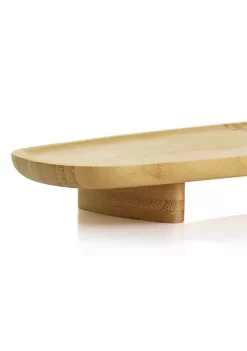 Gibson Home 17.7 Inch Sadler Narrow Wooden Serving Tray -Fossil store Belk 786